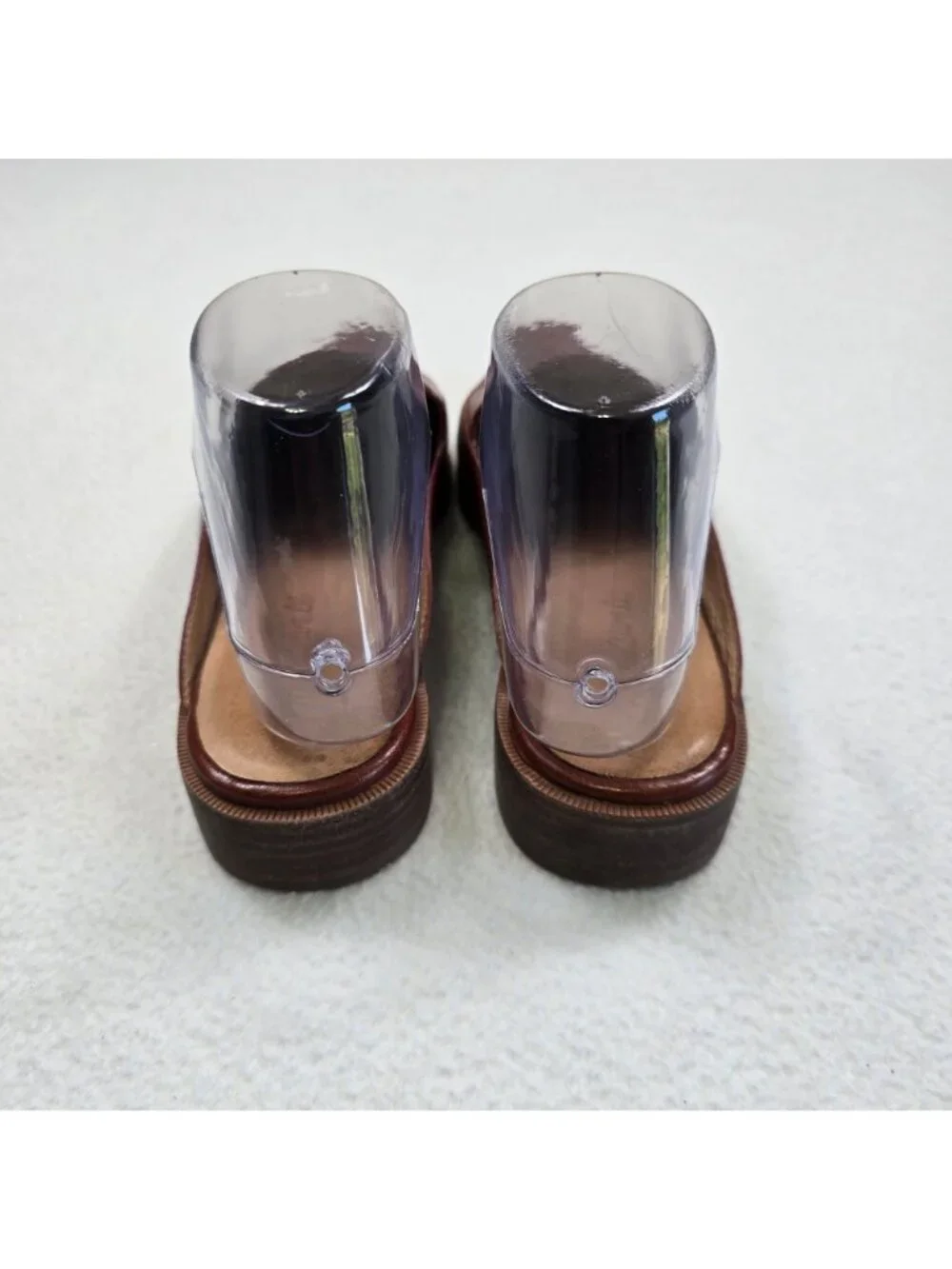 Madewell Frances Size 7.5 Slip-On Brown Leather Mule Loafer Flats Pointed Toe - Picture 7 of 8